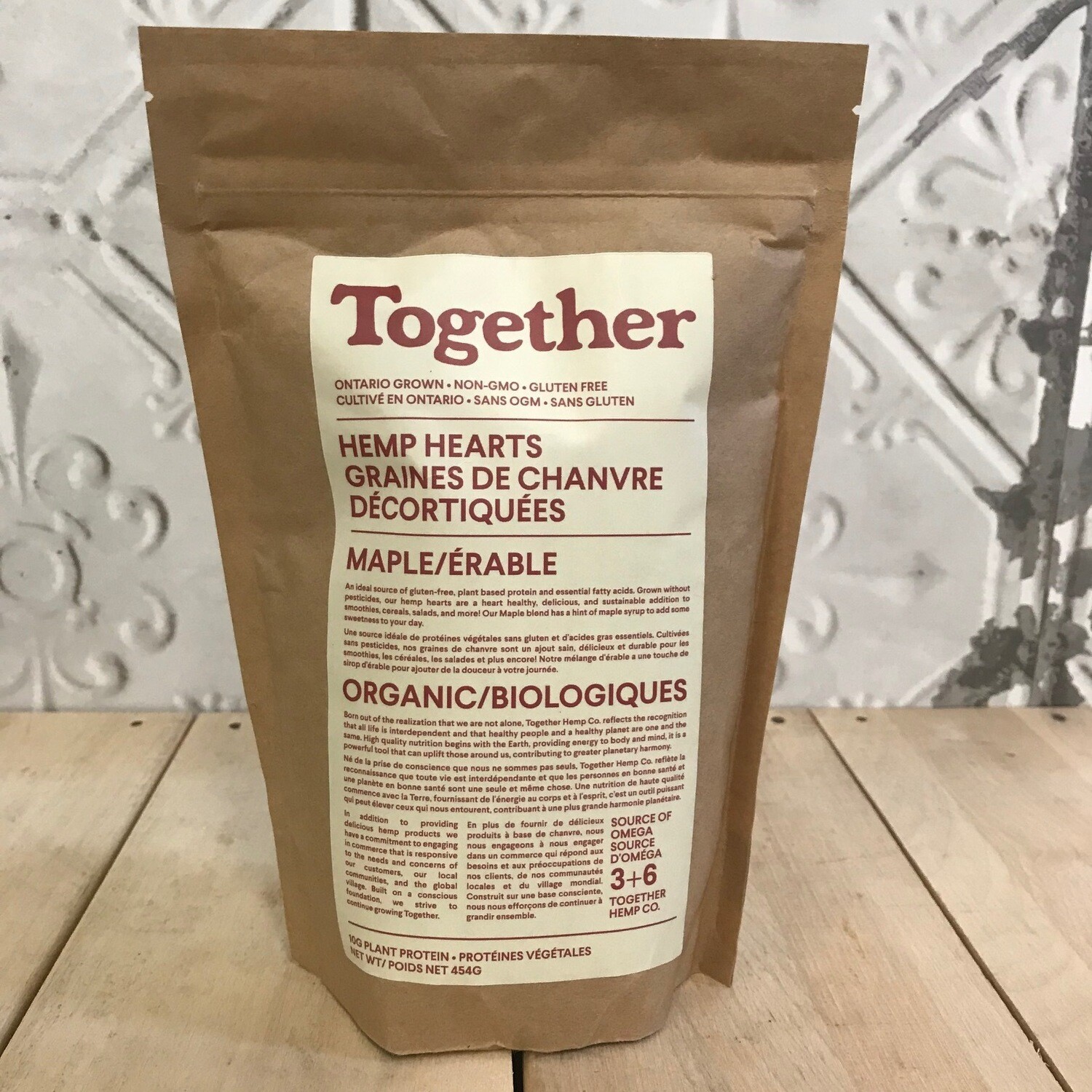 TOGETHER Maple Hemp Hearts 454g TOGETHER Maple Hemp Hearts 454g
