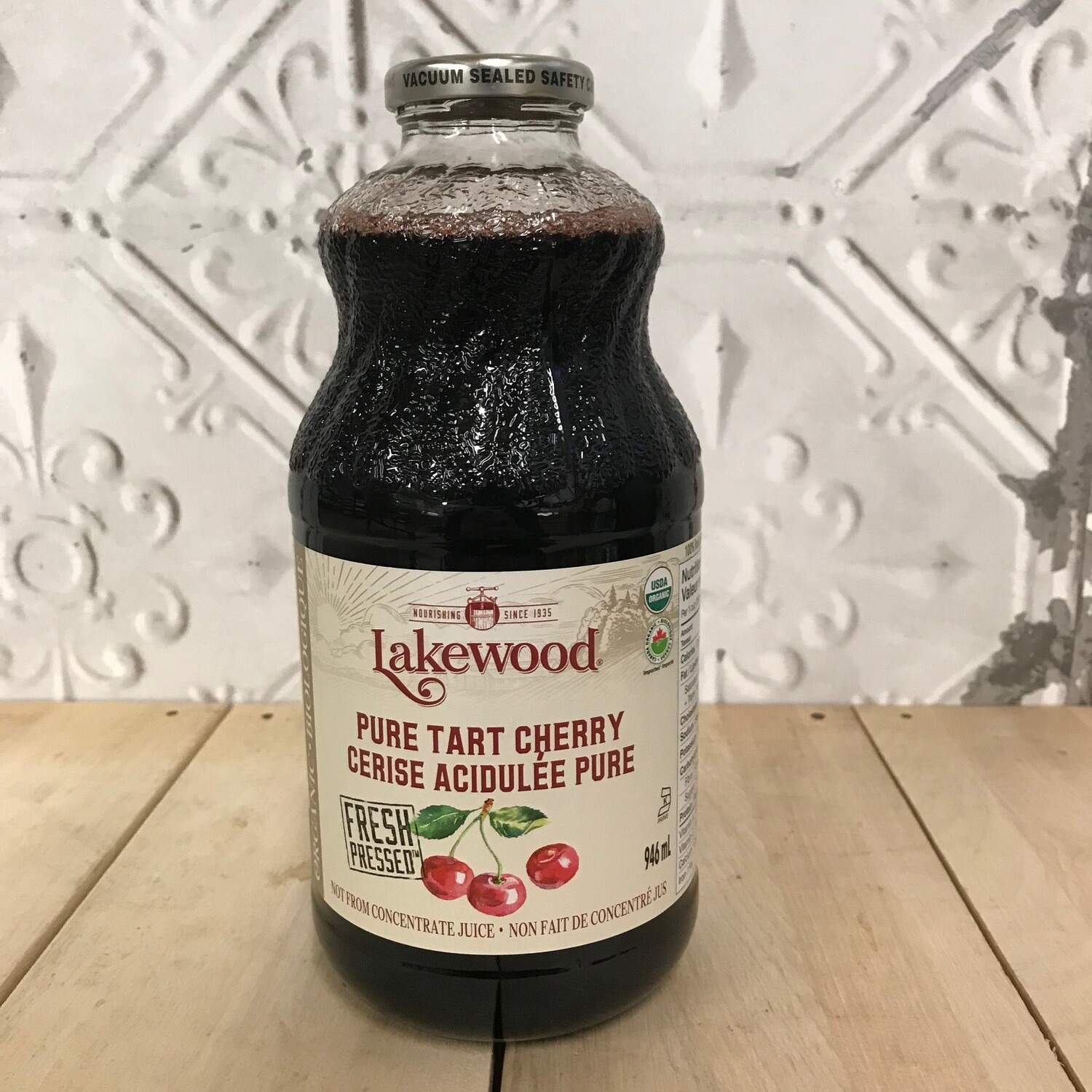 LAKEWOOD Pure tart Cherry Juice Organic 946mL LAKEWOOD Pure tart Cherry Juice Organic 946mL