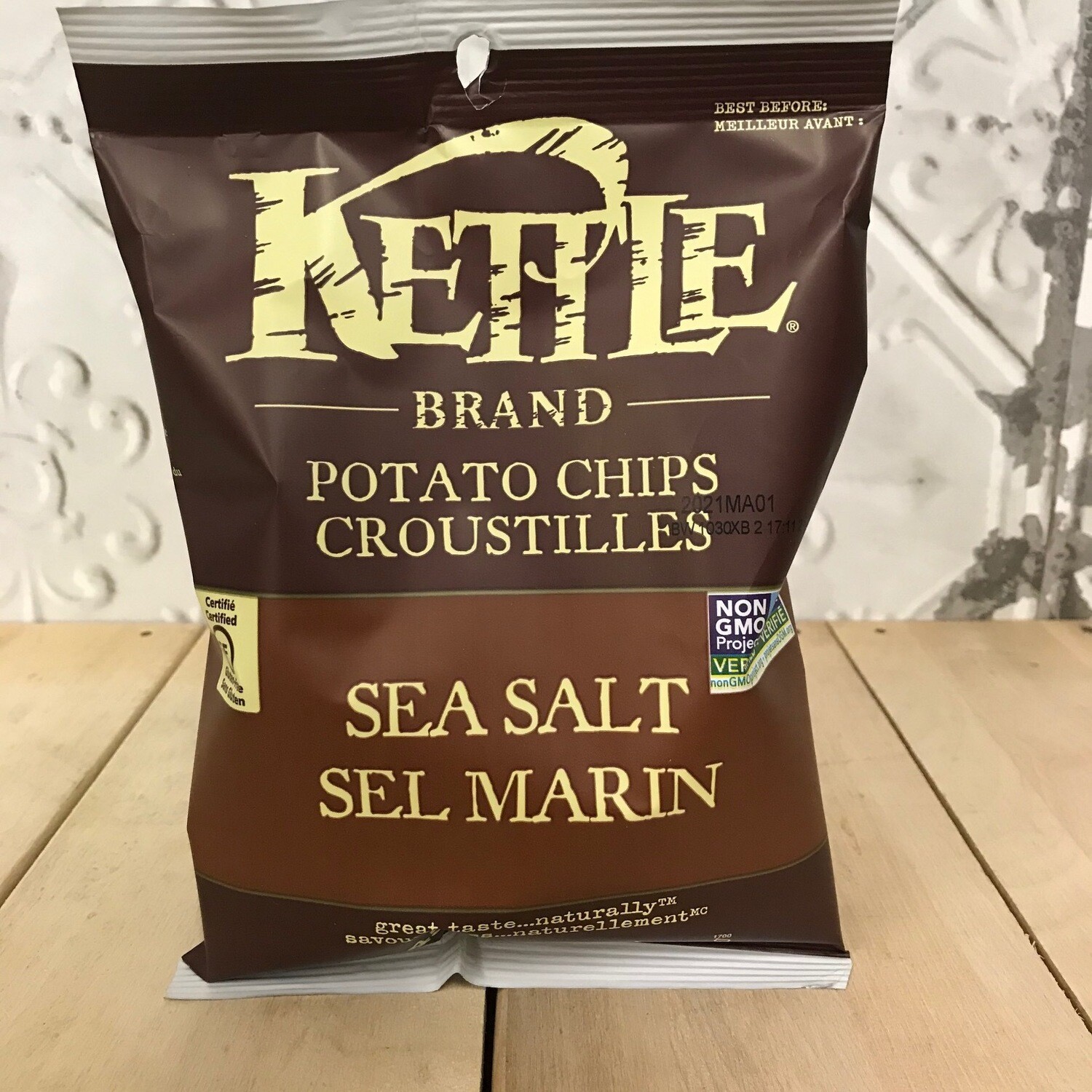 KETTLE Chips - Sea Salt Mini Bag 50g KETTLE Chips - Sea Salt Mini Bag 50g