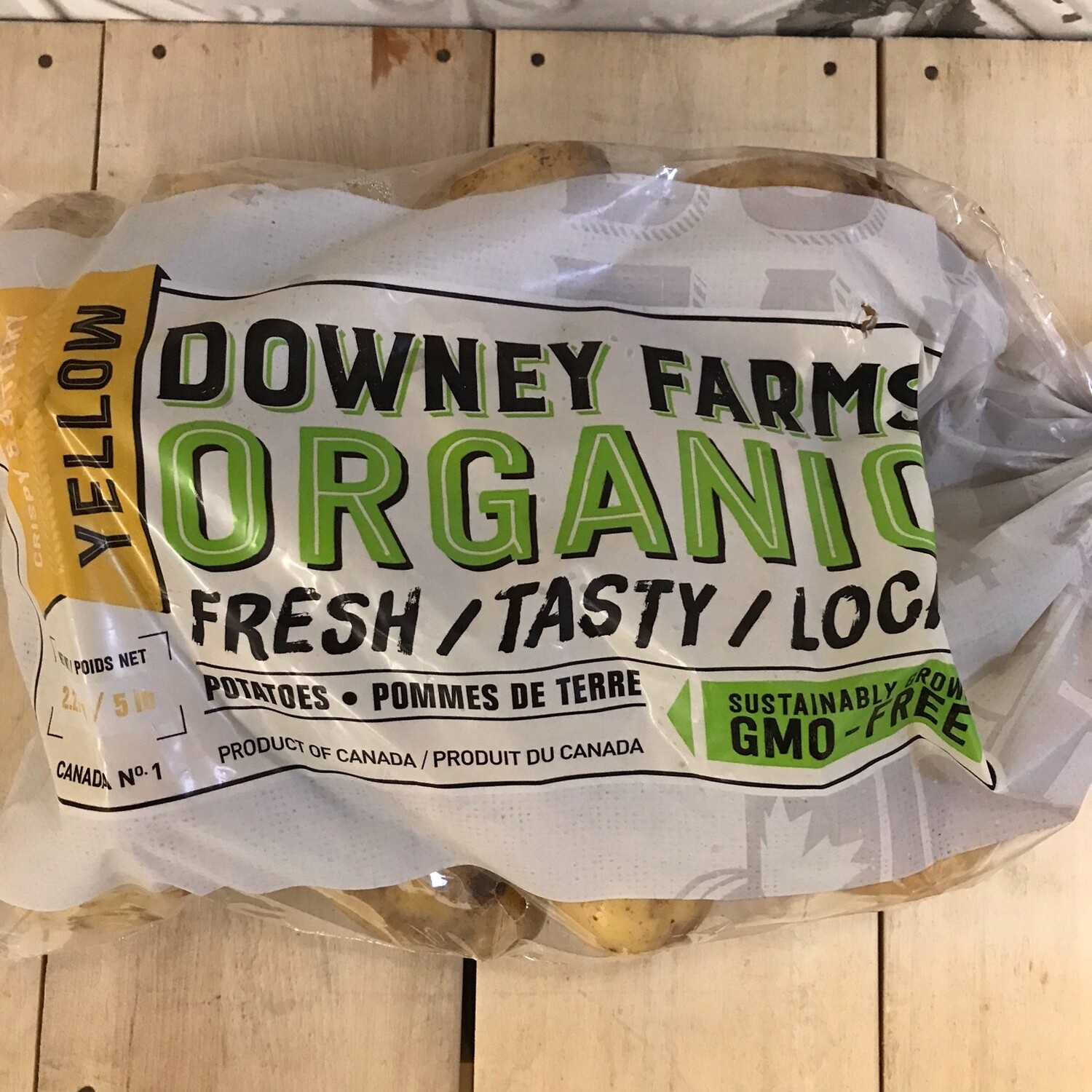 POTATOES - YELLOW ORGANIC 5# POTATOES - YELLOW ORGANIC 5#