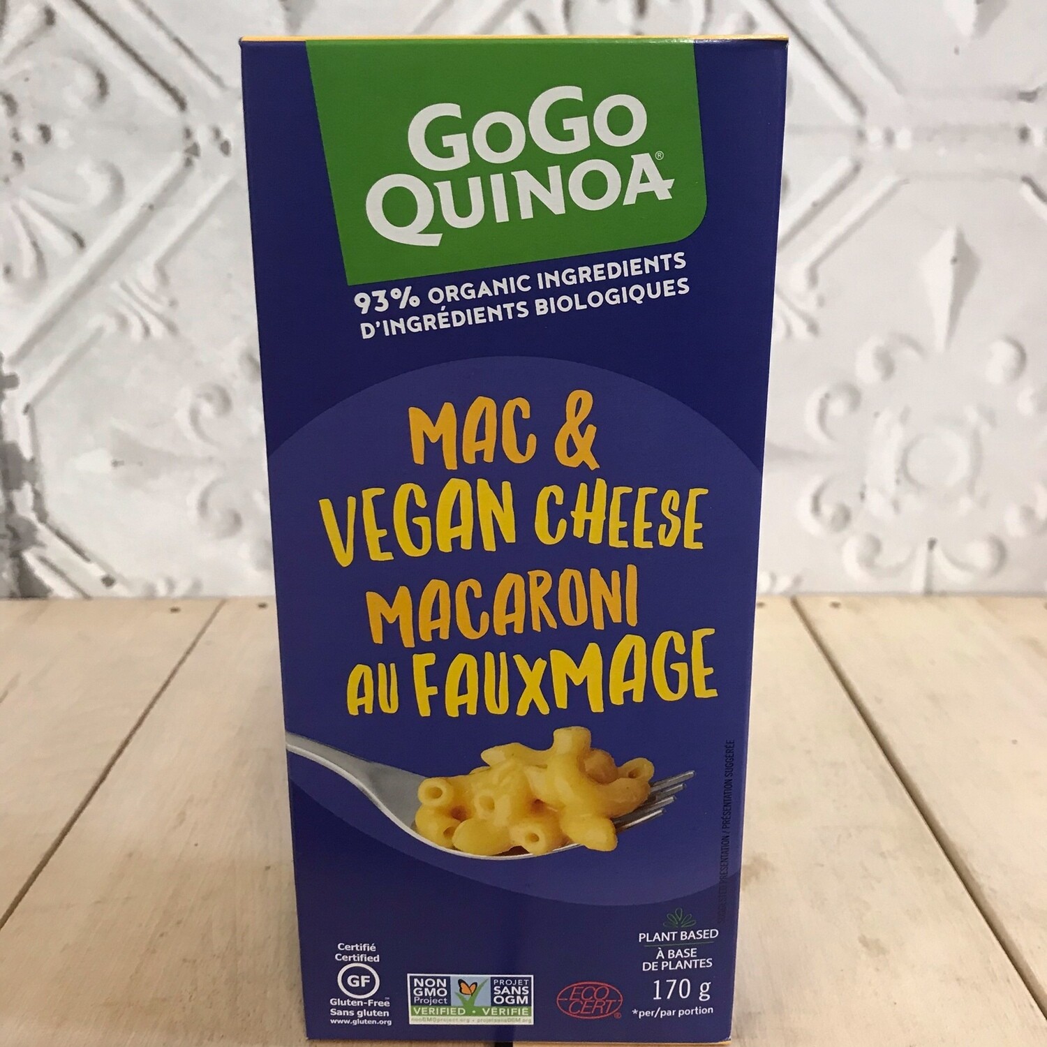 GOGO QUINOA Mac & Vegan Cheese GOGO QUINOA Mac & Vegan Cheese