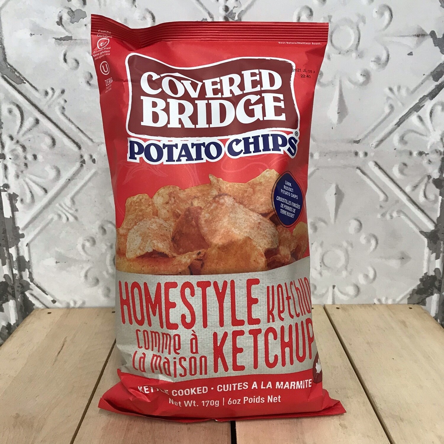COVERED BRIDGE Chips Ketchup 170g COVERED BRIDGE Chips Ketchup 170g