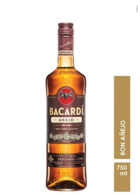 RON BACARDY AÑEJO 750 ML