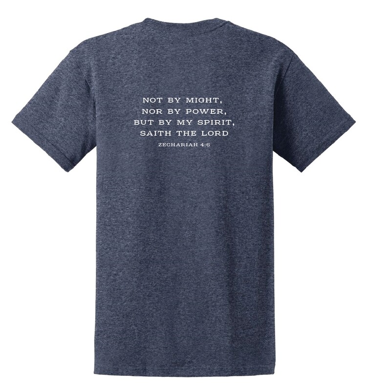 Keep Calm & Sing On, Navy T-shirt, Woodridge Music Academy