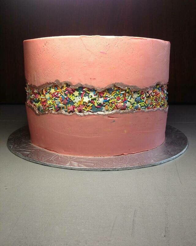 Fault line cake