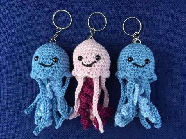 Keyring Jellyfish Small/ Sleutelhanger Kwal Klein