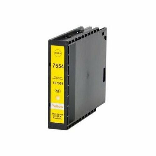 T7554 Tanica Ink Jet giallo per Epson WF 8010 WF8510  WF8090 WF8590 XL