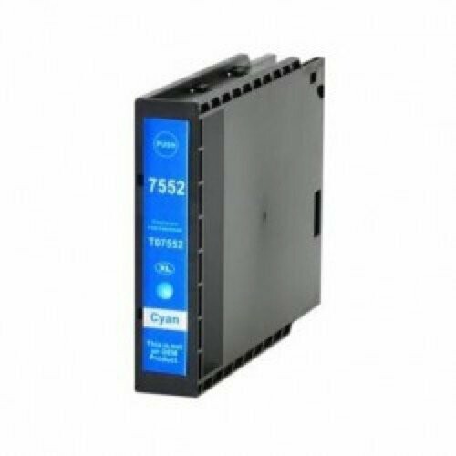 Omnialine T7552 Tanica Ink Jet ciano per Epson WF 8010 WF8510 WF8090 WF8590 XL