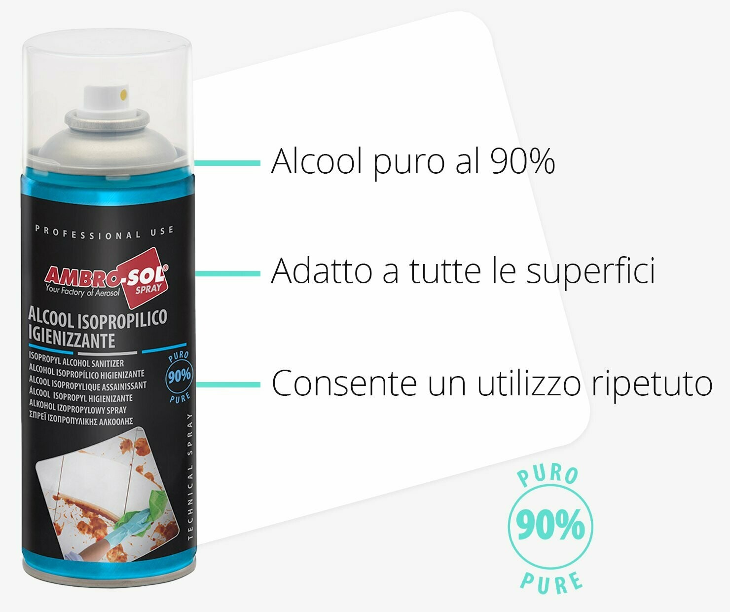 Igienizzante spray per superfici 400ml
