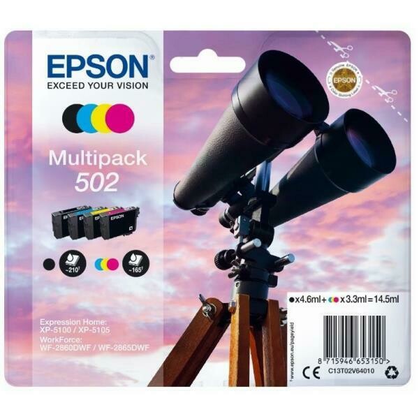 Epson conf. 4 colori per WF 2860 DWF