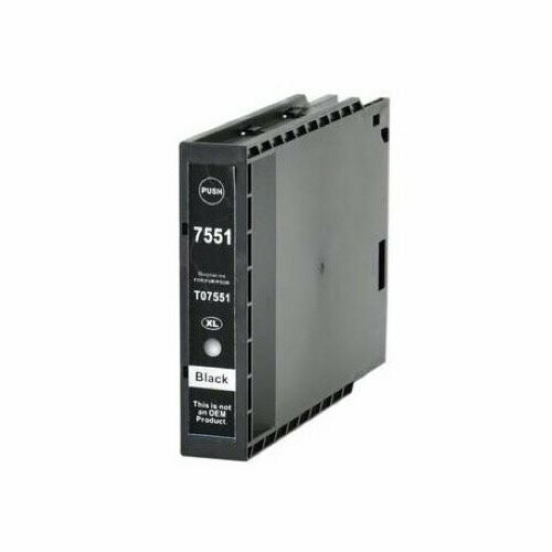 Omnialine T7551 tanica ink jet  nero per Epson WF 8010 WF8510  WF8090 WF8590 XL