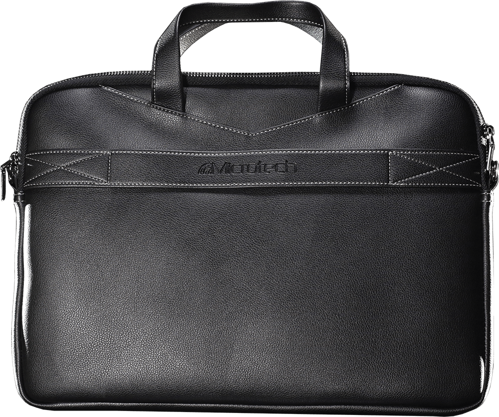 Borsa in pelle sintetica Nero
