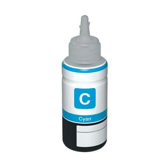 Omnialine T104C inchiostro ciano per Epson ECOTANK ET 2710 2711 2712 2713 2714 2715 2720 2726 4700