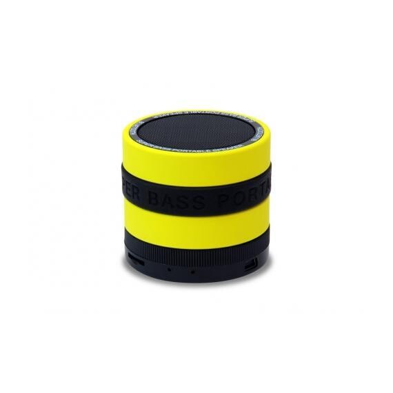 ALTOPARLANTE SPEAKER BLUETOOTH CONCEPTRONIC CSPKBTSBY - CASSE 3W VIVAVOCE - RADIO FM - SLOT MICRO SD - JACK 3,5 mm - GIALLONERO