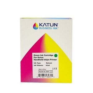 Cartuccia di inchiostro a solvente Verde per stampante portatile  Katun