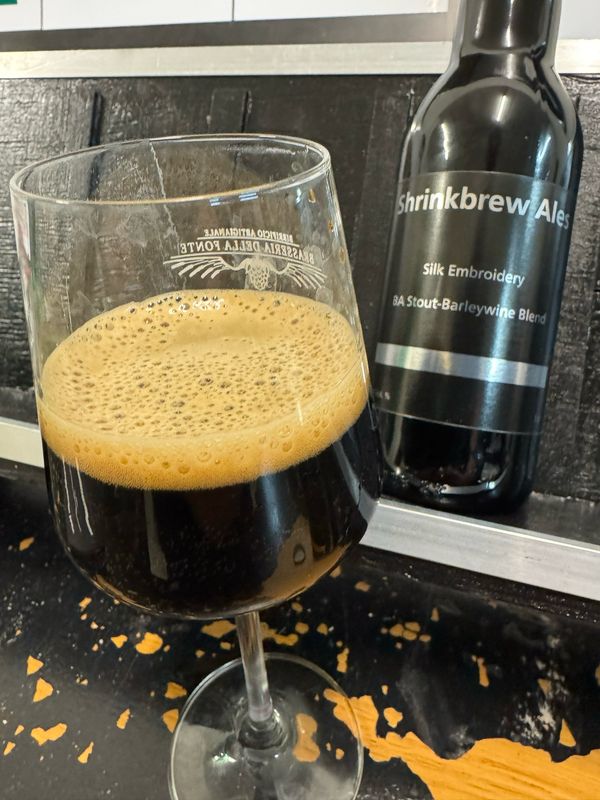 Silk Embroidery BA Stout-Barleywine Blend 13%
