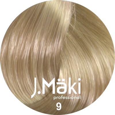 J.Maki Стойкий краситель для волос 9 Блондин 60 мл (J.Mäki professional)