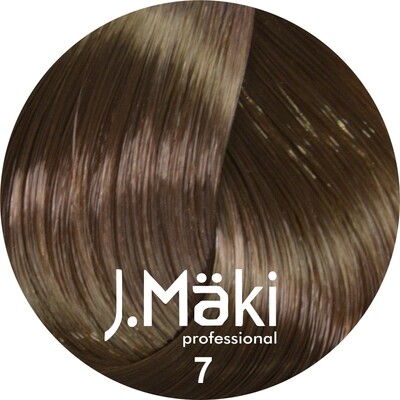 J.Maki Стойкий краситель для волос 7 Русый 60 мл (J.Mäki Professional)