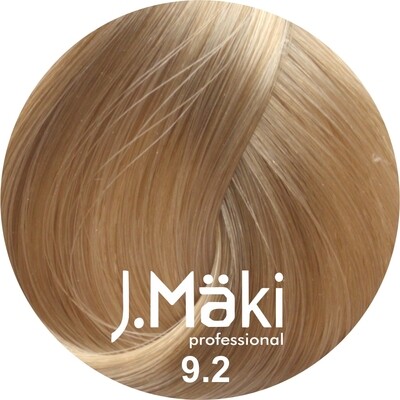 J.Maki Стойкий краситель для волос 9.2 Жемчужный блондин 60 мл (J.Mäki Professional)