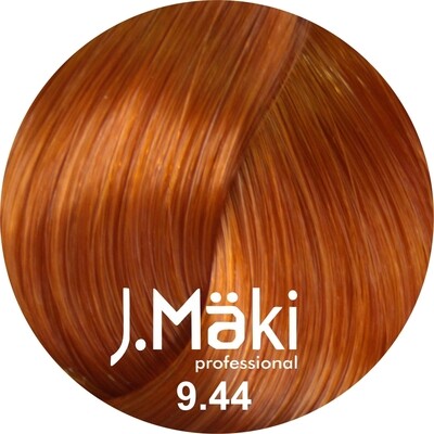 J.Maki Стойкий краситель для волос 9.44 Интенсивный медный блондин 60 мл (J.Mäki Professional)