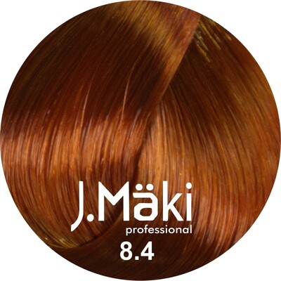 J.Maki Стойкий краситель для волос 8.4 Медный светлый 60 мл (J.Mäki Professional)