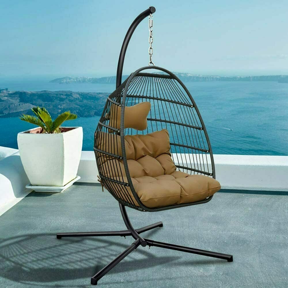 wallpapers Egg Chair With Stand For Bedroom herb