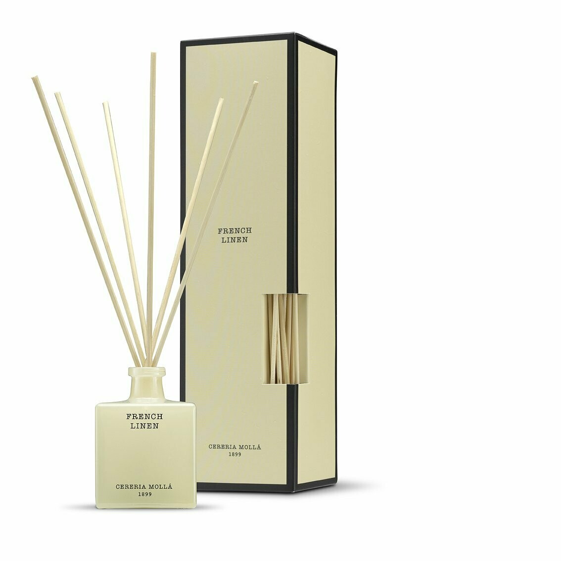 Cereria Mollà 1899 - French Linen Premium Premium Diffuser/ geurstokjes -  100ml