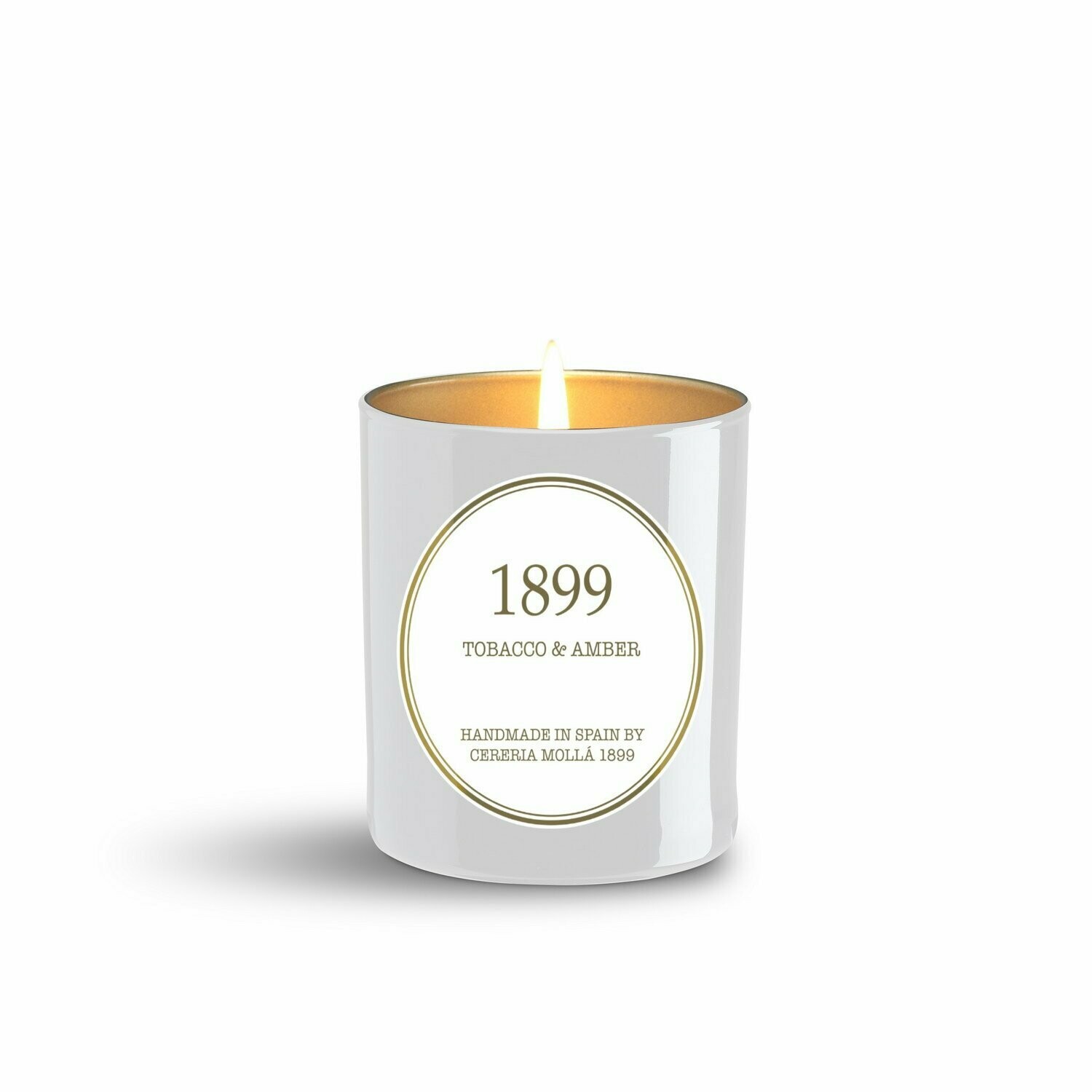Cereria Mollà 1899 - Gold Edition,  Tobacco & Amber geurkaars 230 gram - 1 lont/wiek.