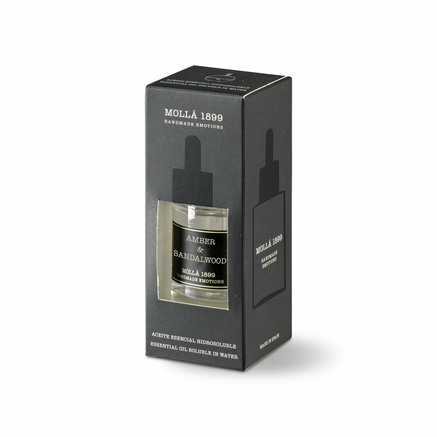 Wateroplosbare etherische olie - Amber & Sandalwood - 30 ml.