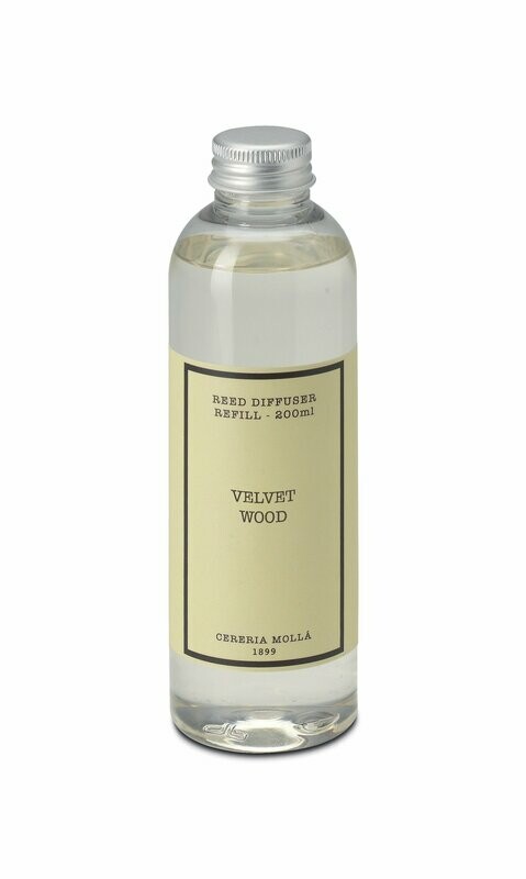 Cereria Mollà 1899 - Velvet Wood navulling,  200 ml