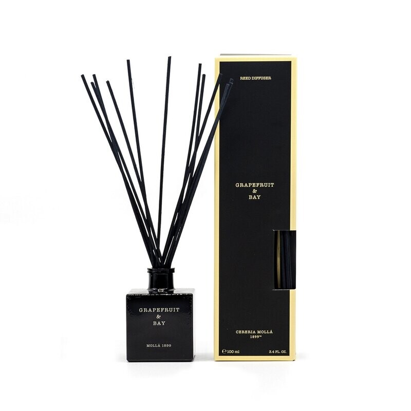 Cereria Mollà 1899 - Grapefruit & Bay - Premium Diffuser/ geurstokjes - 100 ml.