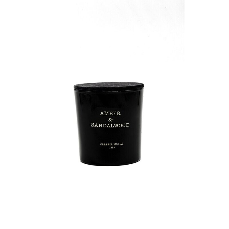 Cereri1a Molla 1899 - Amber & Sandalwood - XL Geurkaars - 600 gram - 3 lonten/wiek.