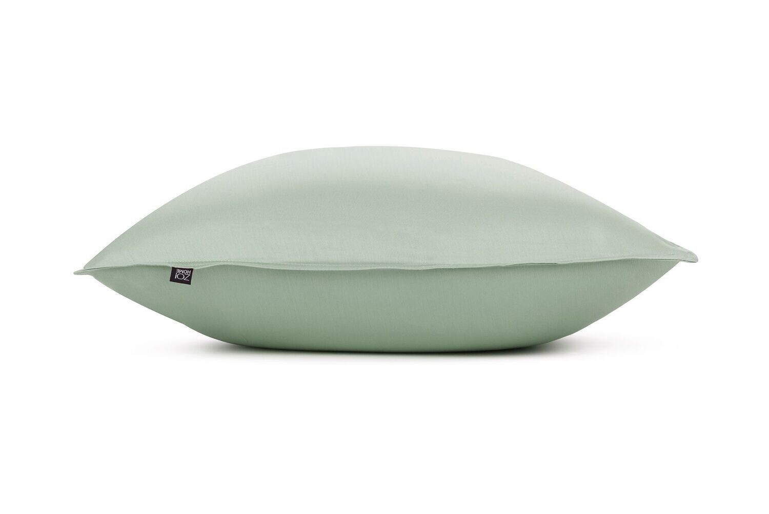 Zo!Home Satinado kussensloop - 60 x 70 - kleur Foam Green - set per 2