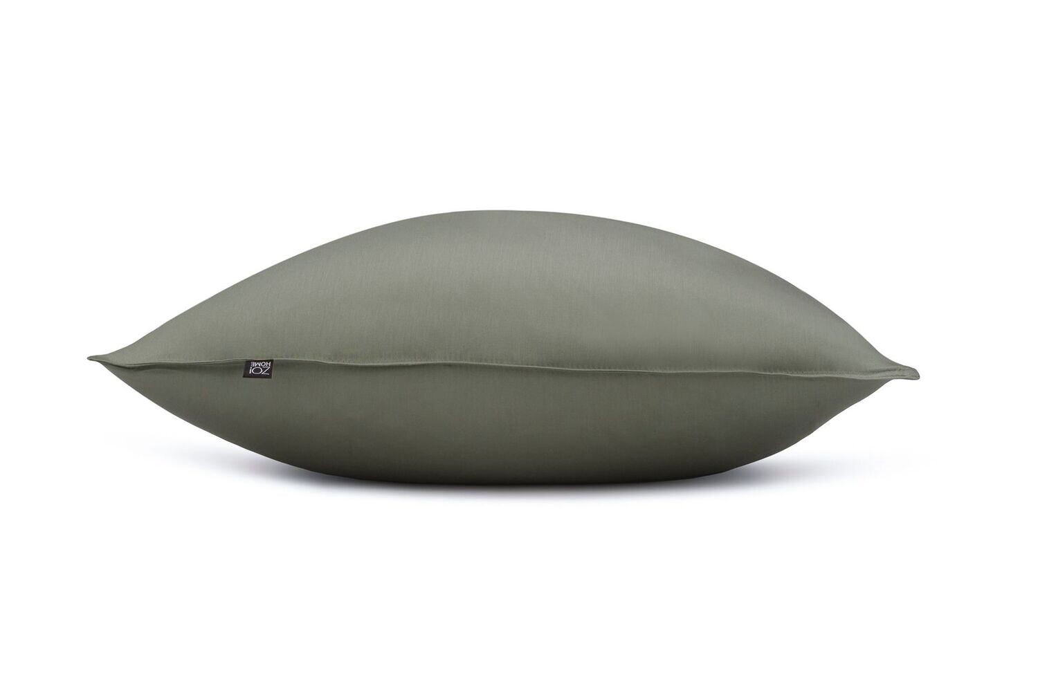 Zo!Home Satinado -kussensloop 60 x 70 - Kleur Army Green - set van 2 stuks