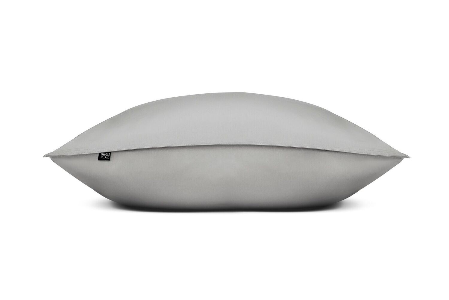 Zo!Home Satinado kussensloop 60 x 70 - Kleur Iron Grey - set van 2 stuks