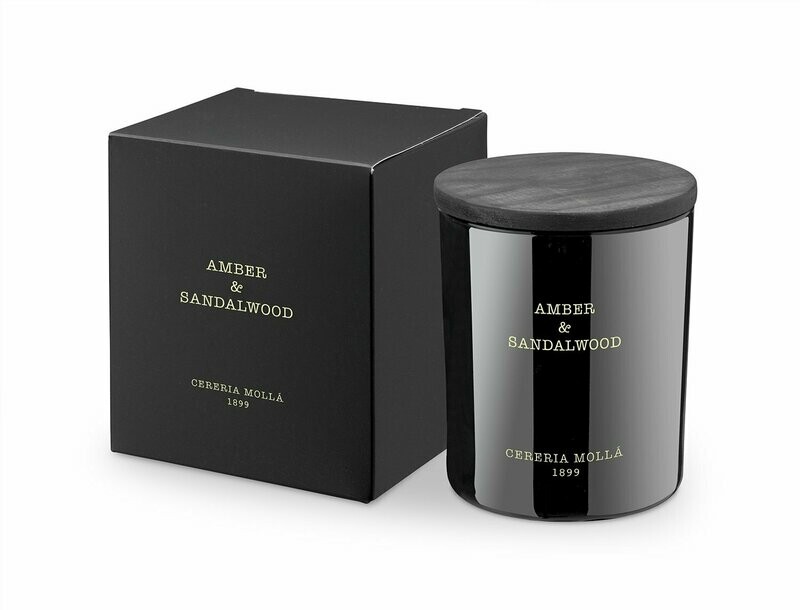 Cereria Mollà 1899 - Amber & Sandalwood geurkaars 230 gram.