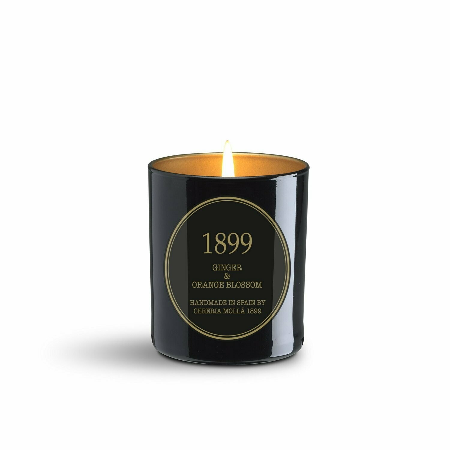 Cereria Mollà 1899 - Gold Edition, Ginger & Orange Blossum geurkaars, 230 gram - 1 lont/wiek. Cereria Mollà 1899 - Gold Edition, Ginger & Orange Blossum geurkaars, 230 gram - 1 lont/wiek.