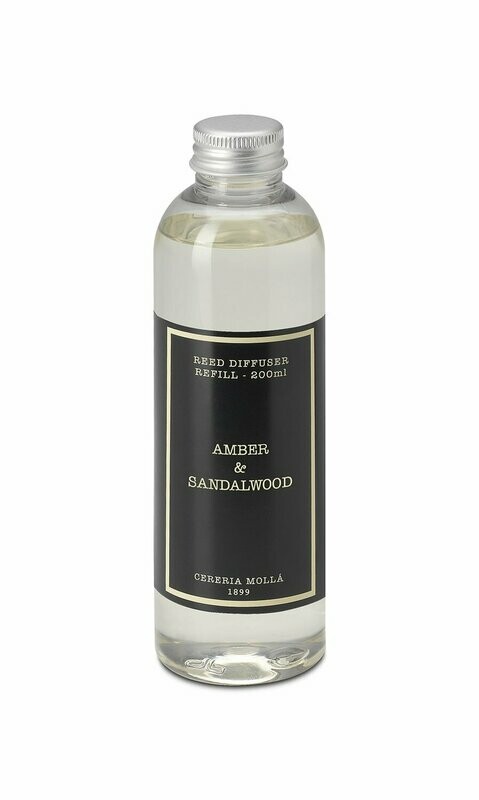 Cereria Mollà 1899 - Amber & Sandalwood navulling 200 ml