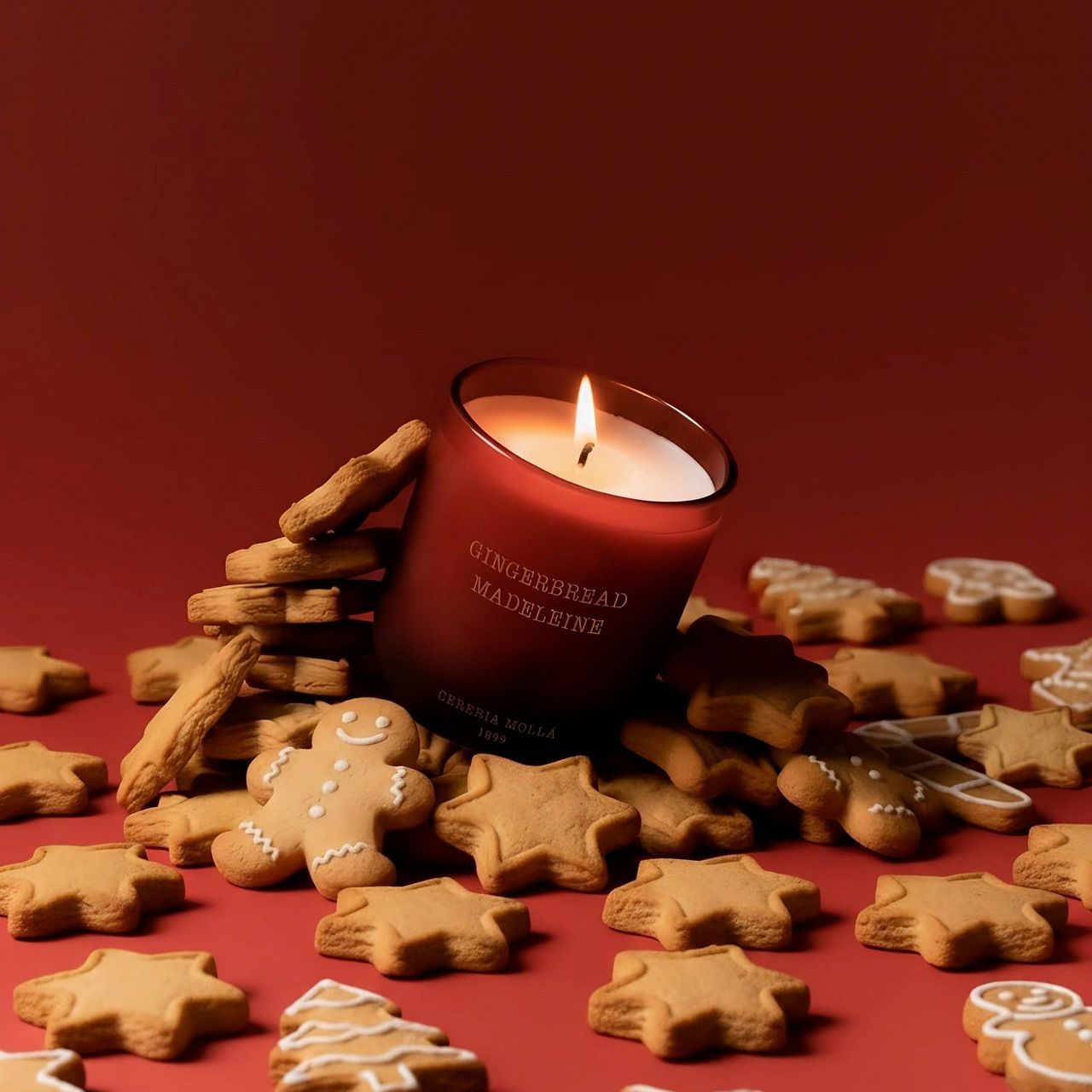 Cereria Molla 1899 - Gingerbead Madeline geurkaars Kerst 230gr. Cereria Molla 1899 - Gingerbead Madeline geurkaars Kerst 230gr.
