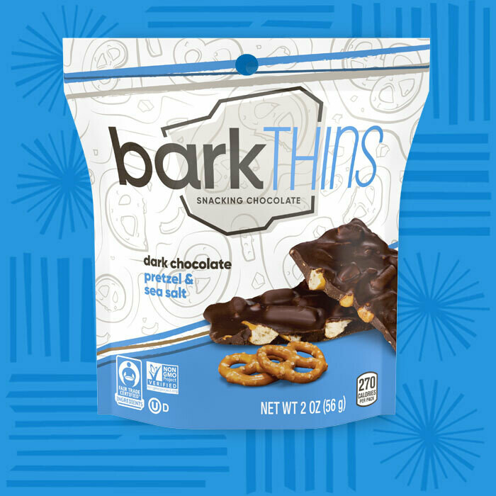 Bark Thins Snacking Chocolate - Pretzel & Sea Salt 4.7oz