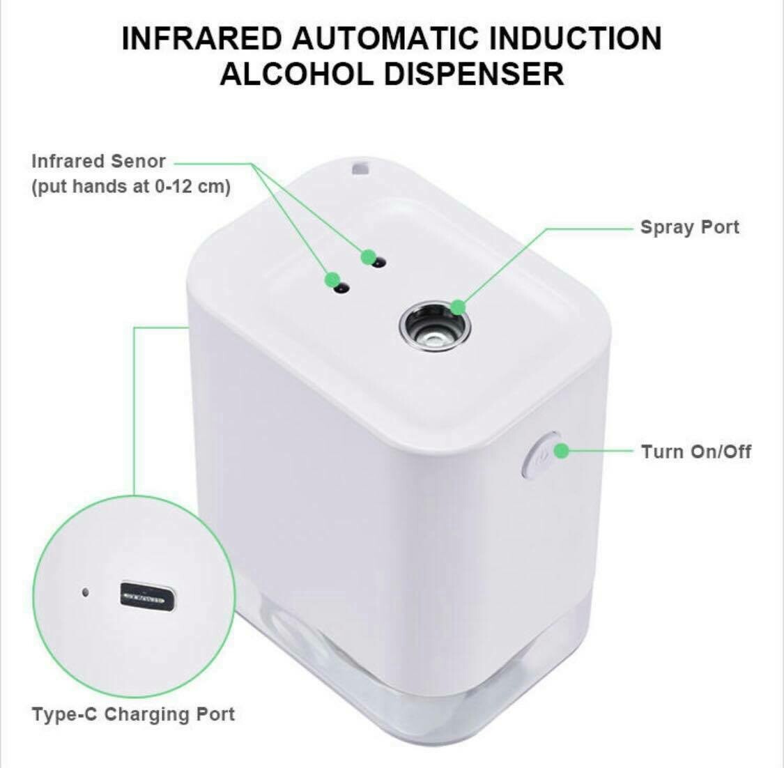Intelligent TouchLess Alcohol Sprayer