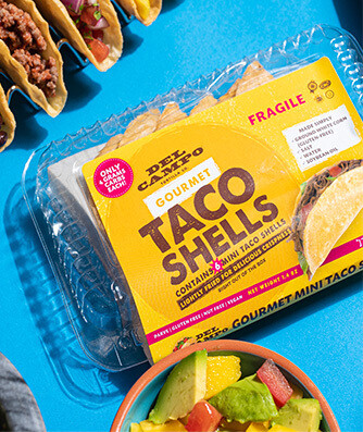 Gourmet Mini Taco Shells - 6pcs Per Pack