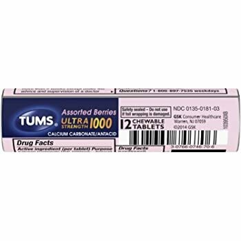 Tums - Assorted Berries Ultra Strength 1000 - 12 Chewable Tablets