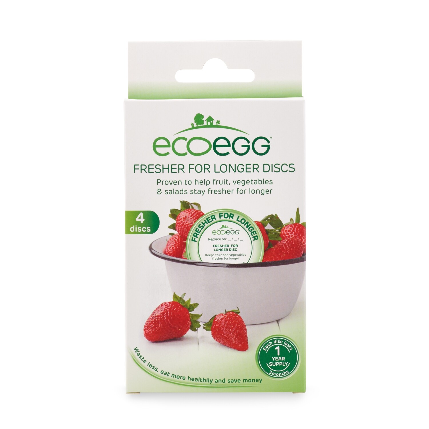 ECOEGG - Fresher for longer Disc (4 Discs Pack)