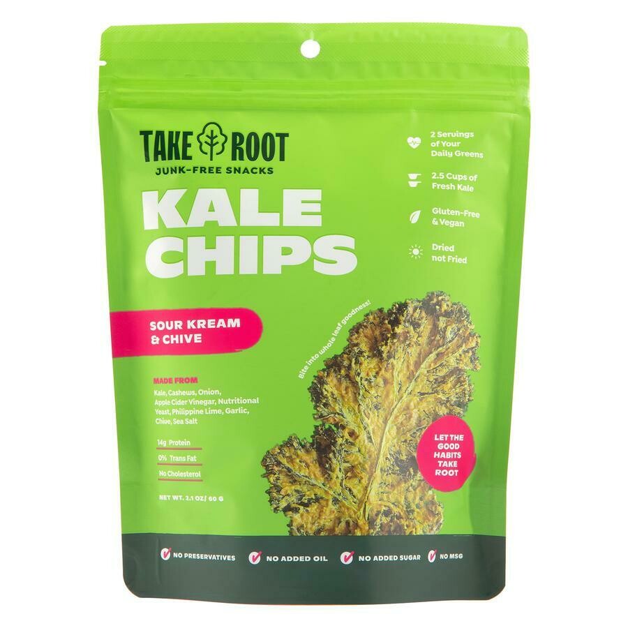 Kale Chips - Sour Cream & Chive 60gms