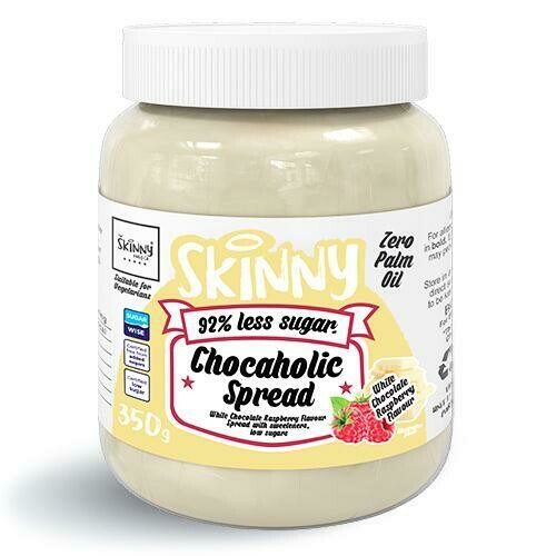 Skinny Food - Chocoholic Spread - White Chocolate Raspberry 350g