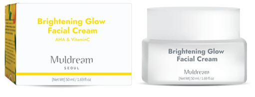 Muldream-Brightening Glow Facial Cream AHA & Vitamin C 50ml