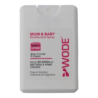 Wode Mum & Baby Disinfecting Pocket Spray 20ml