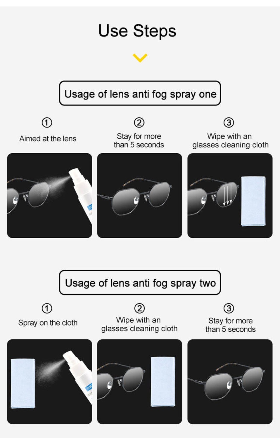 Anti Fog Eye Glass Spray 30ml