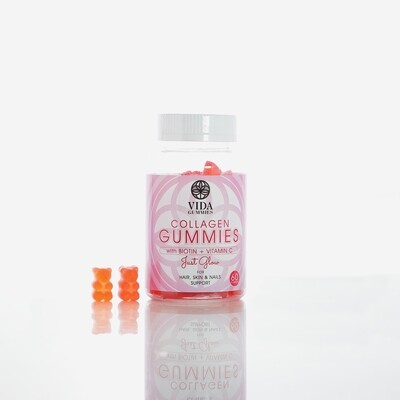 Collagen with Biotin & Vitamin C Gummy – “Just Glow” (60 Gummies)